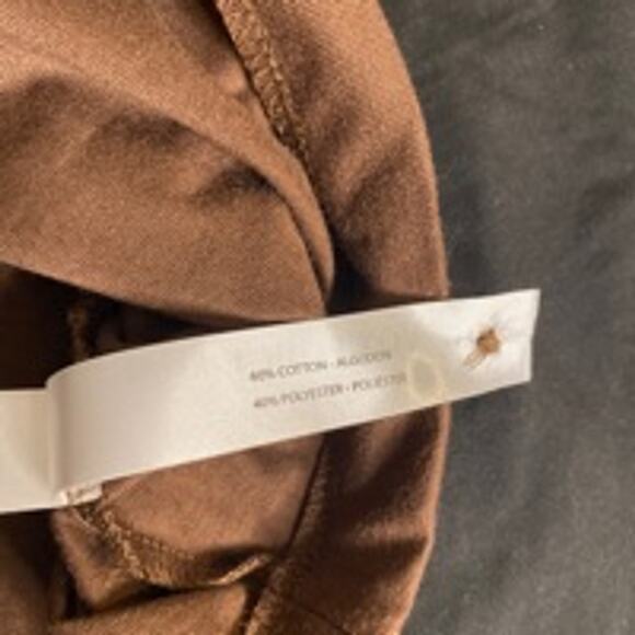 Cafe Aesthetic Embroidered Coffee Shirt Brown Vox Populi Button Up Large - Picture 8 of 10